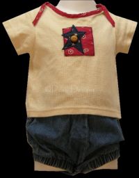 Cach Cach 2pc WESTERN BANDANA Denim Outfit Sz 9mo